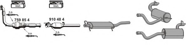 ERNST 040887 Exhaust System
